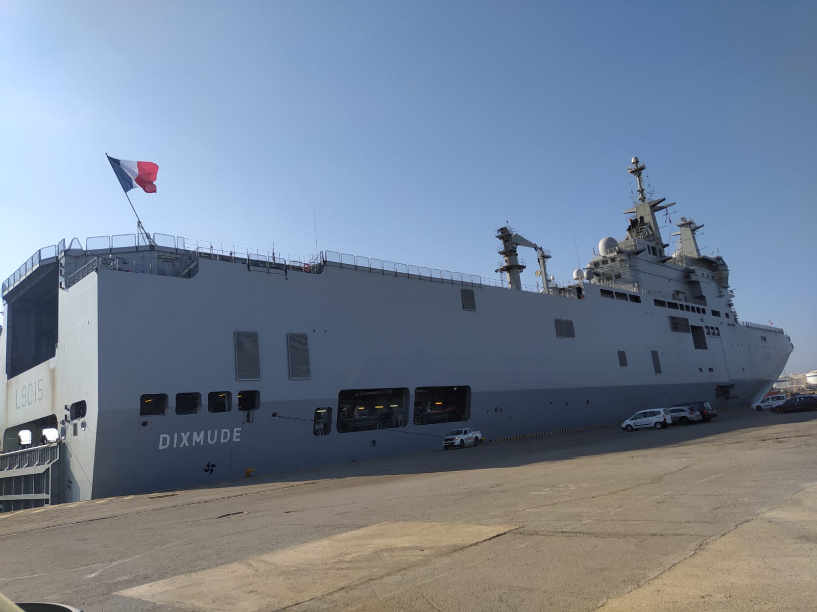 Escala en Barcelona del buque de la Armada francesa DIXMUDE junio